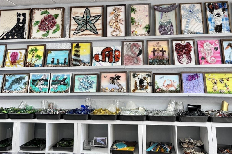 Siesta Key Glass Artwork Class